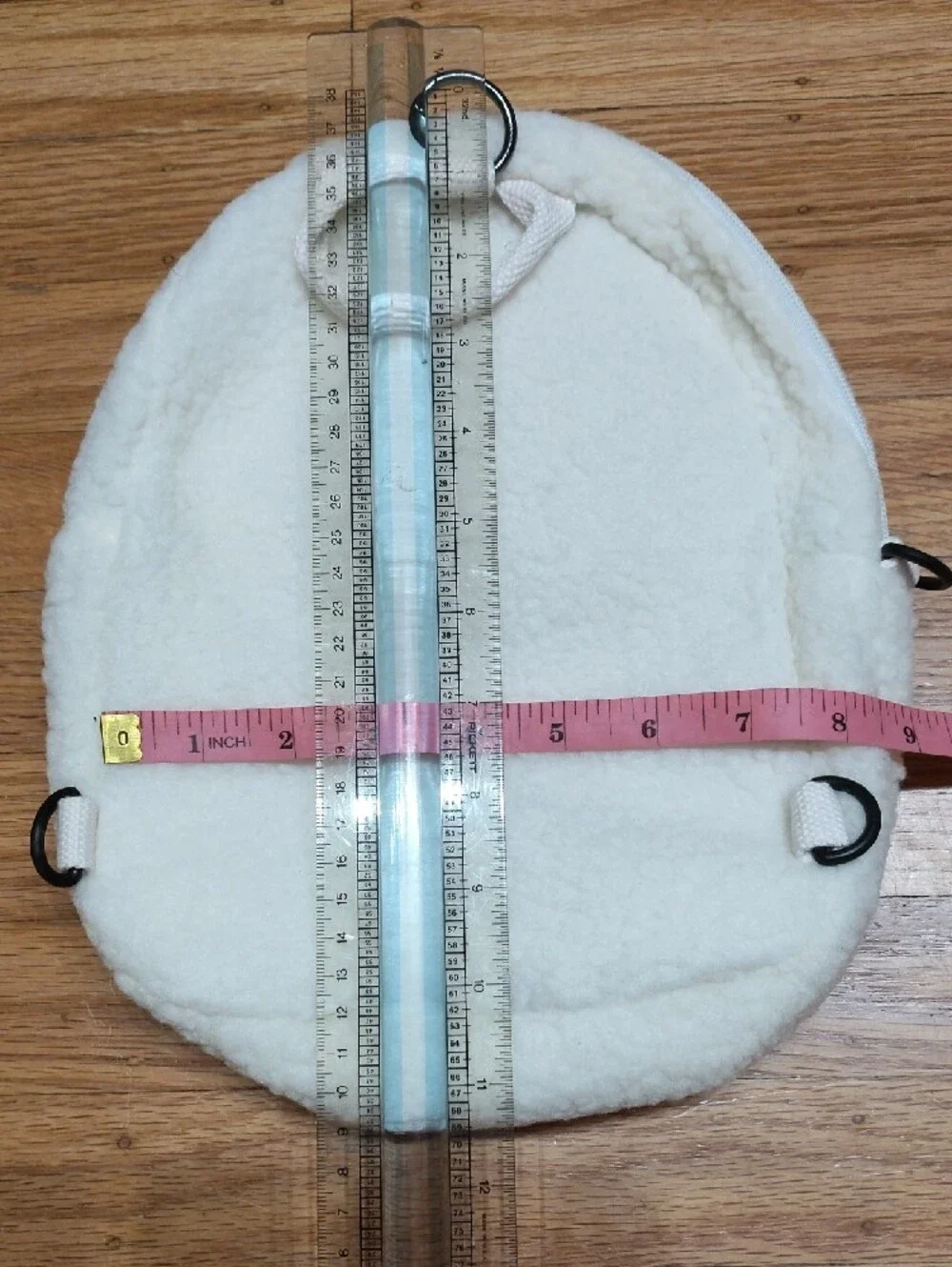 Cream Plush Bunny Kids Backpack - Soft Sherpa Shoulder Bag